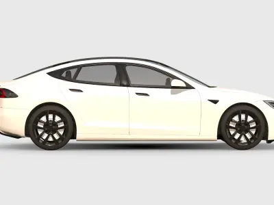 Tesla Model S Plaid 3D model