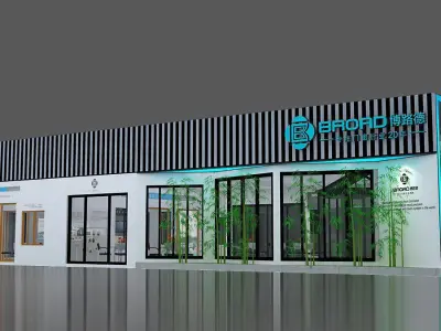 Exhibition - Area -22X10-3DMAX2009-01 3D model