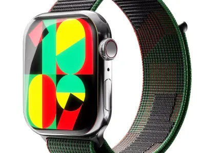Apple Watch Series 9 Unity Sport Loop 3D model