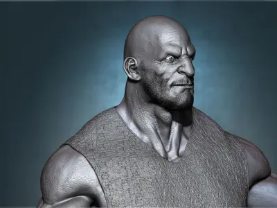 Human Male Character Low-poly 3D model