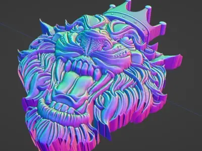 LION KING PENDANT 3D model