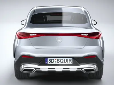 Mercedes-Benz GLC Coupe AMG 2024 3D model