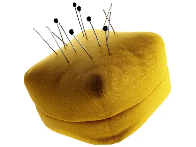 Pincushion pin cushion 3D model
