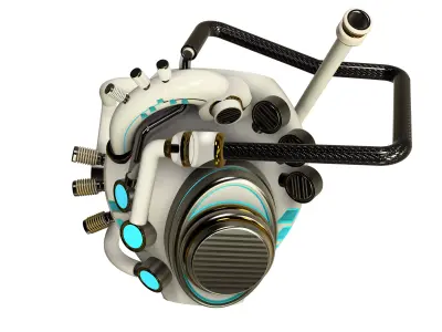 Sci-Fi Heart-Oily Feelings  3D print model