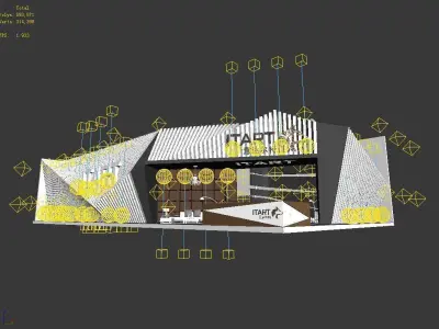Exhibition - Area -27X14-3DMAX2010-024 3D model