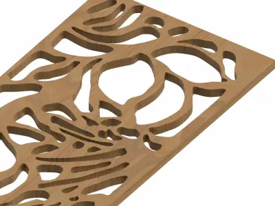 Decorative panel STL 3D model