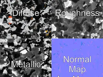 Futuristic Flying Taxi Concept Car Model Low-poly 3D model