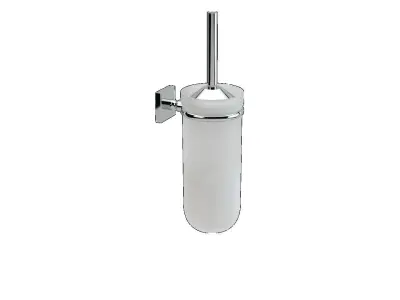 Bay Toilet Brush Glass 3D model