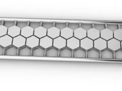 Bee Chain 2rows and 3rows 3D print model