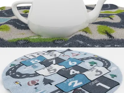 Rugs No 253 Low-poly 3D model