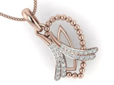 Women pendant  3D print model get