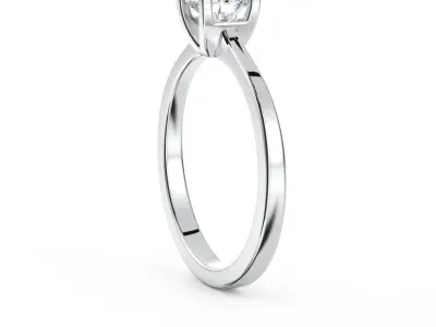 Ring with one gemstone Free 3D model order