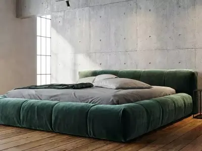 Tufty Bed 3D model