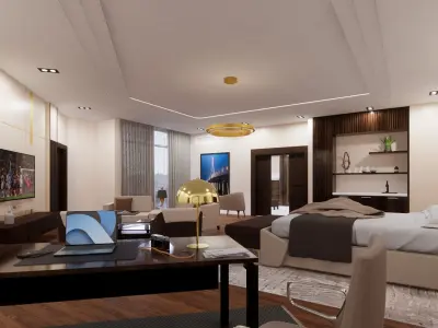 PRESIDENTIAL HOTEL SUITE 3D model