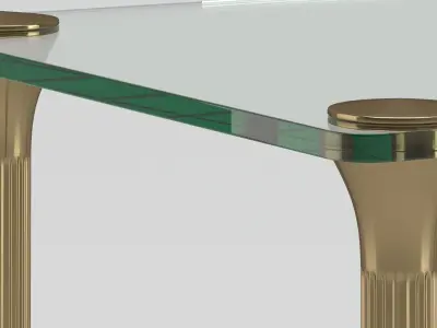 Table 160 with lamp 3D model