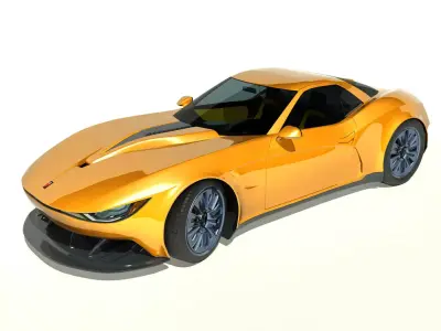 2013 Kukhri GT Concept Sports Car 3D model