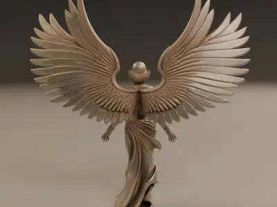 angel statue 3D print model order