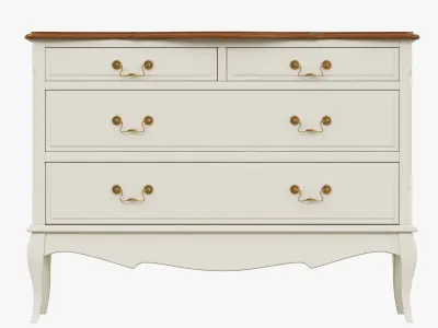 dresser chest of drawers 3D model