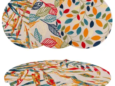 Rugs No 133 Low-poly 3D model