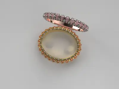 Eternity Bangle01 3D print model