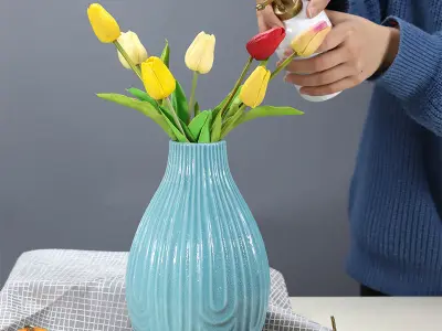 NORDIC MATTE FLOWER VASE 3D print model