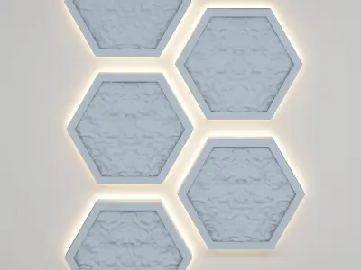 Decorative moss  Low-poly 3D model