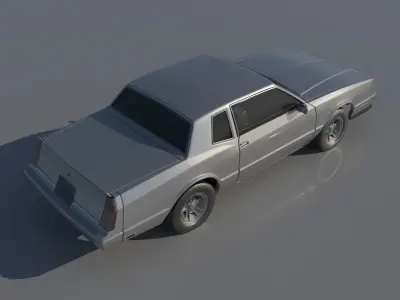 Chevrolet Monte Carlo SS 1987 3D print model