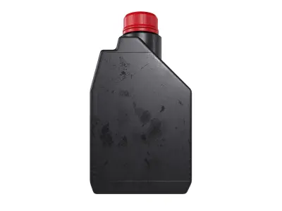 Motor Oil Bottle  Low-poly 3D model