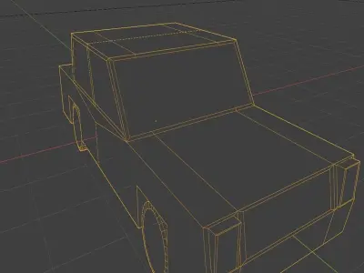 animation car 3D model
