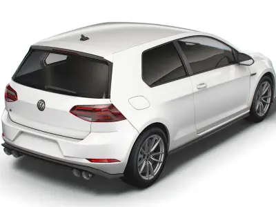 Volkswagen Golf R 3door Typ 5G 2017 3D model