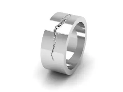 Ring with a Fault 3D print model