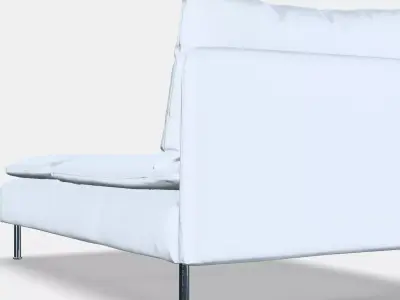 SODERHAMN Cover for chaise longue 2 3D model