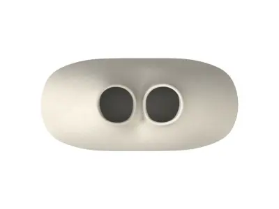 Global Views Under the Sea Vessel Rustic White 3D model