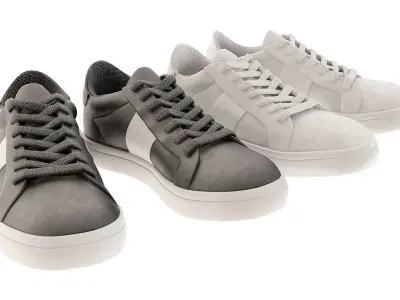 Sneakers three 3D model