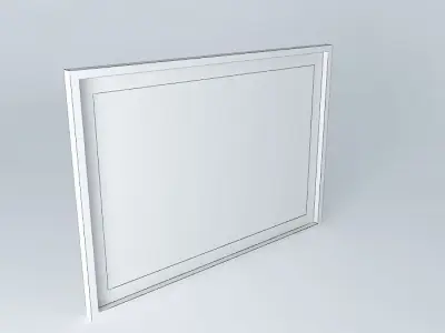 Culture wooden frame Free 3D model