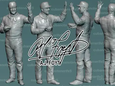 AJ FOYT 1970 INDY 500 3D print model