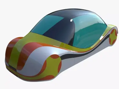 Future car III 3D model
