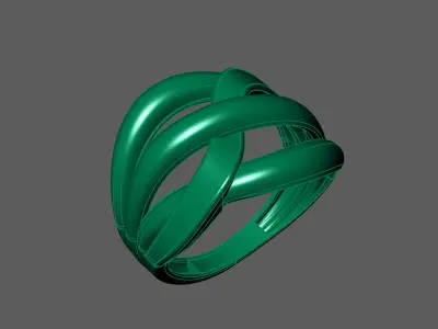 Plain Ring Women Ready STL 3DM Models Womens Rings 3D models 3D print model