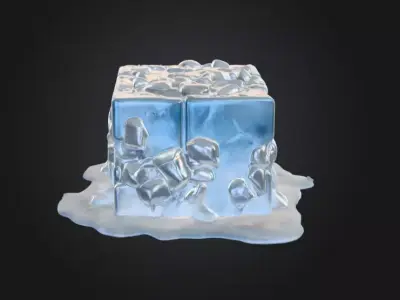 Frozen Enigma Low-poly 3D model