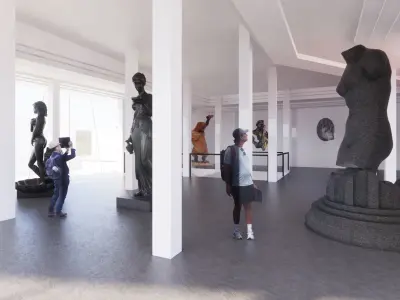 architectural interior sketchup modeling 3D model