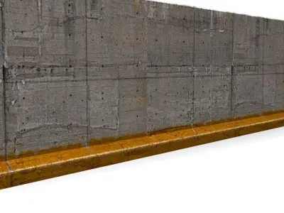 Concrete Wall Element 3D model