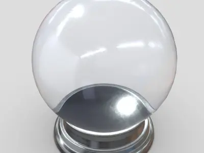 Glass Ball 3 Low-poly 3D model