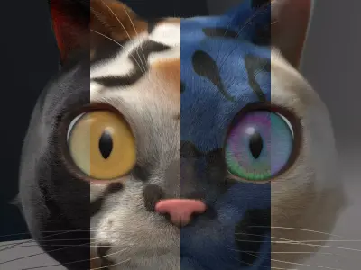 Real and Mythical Cat Eyes 3D model