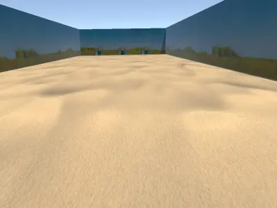 Squid Games Red Light Green Light Map High Quality Low-poly 3D model