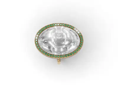 Oval Ring and Pendant Oval Ring and Pendant 3D print model