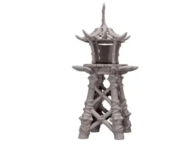 Orc Tower 3D print model