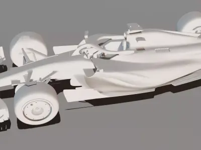 Formula 1 Red Bull Racing Car Ready to 3D Print 3D print model