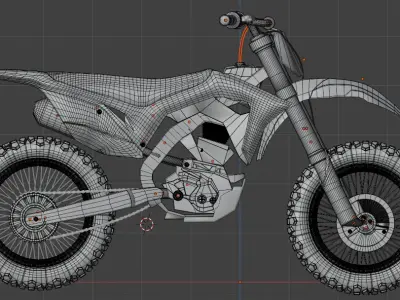 Motocross 3D model