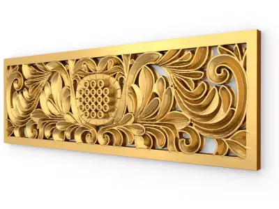 carved classic decorative ornament cnc 3d printing stl 32 3D print model