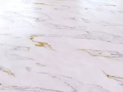 White marble with yellow inserts Texture
